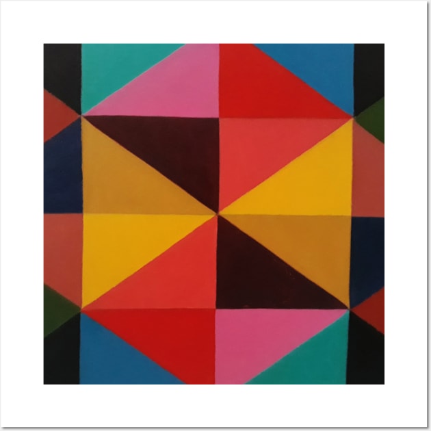 Geometry of Colors Wall Art by Dauri_Diogo